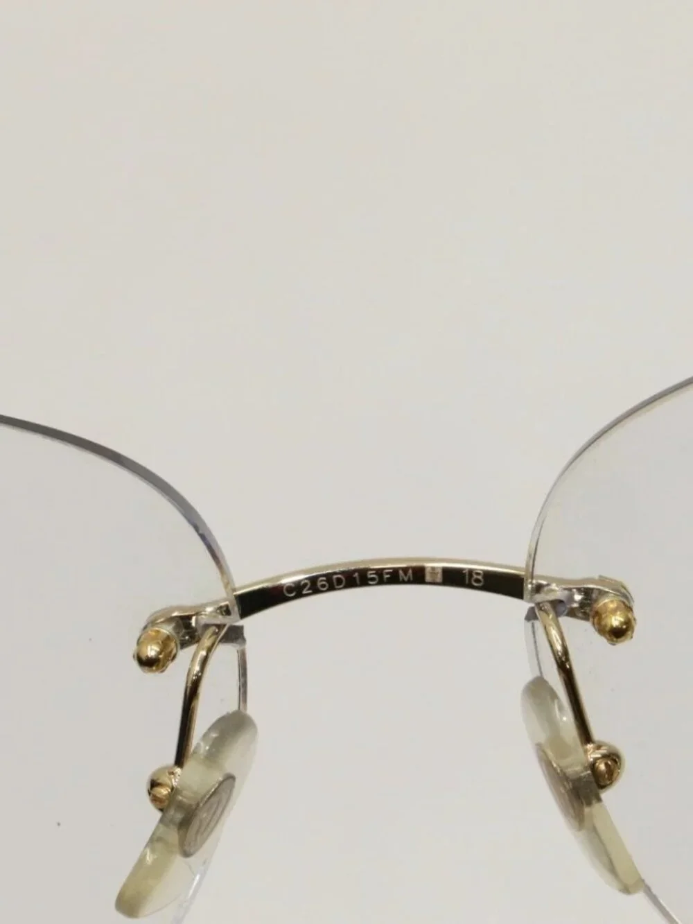 Cartier Panthère De Cartier Eyeglasses CT0032RS 001 60-18-130 *READ*